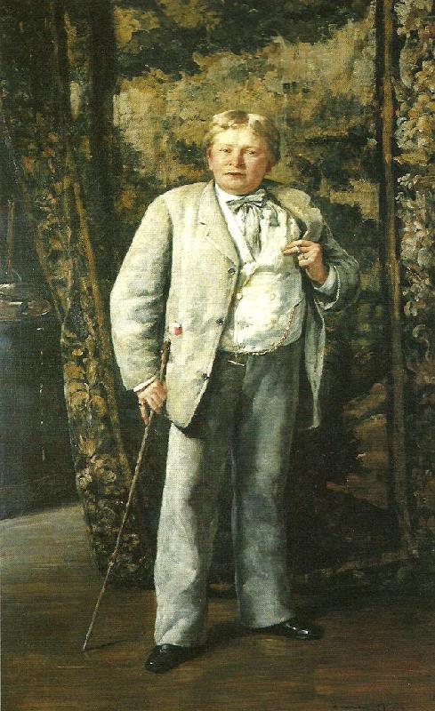 Ernst Josephson Portratt av Carl Skanberg Germany oil painting art